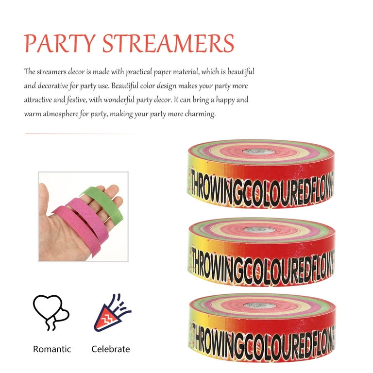 20 pcs Creative Wedding Party Streamers Decorations Hand Throw