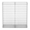 thumbnail image 3 of vidaXL Panier Gabion avec Couvercles Fil Galvanisé 100 x 100 x 30 cm, 3 of 4