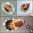 3D Visual Effect Rugby/Football Party Decoration Sport Stickers Living
