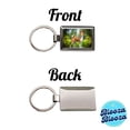 thumbnail image 4 of Basenji Dog Photo Metal Rectangle Keychain, 4 of 7