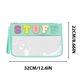 thumbnail image 3 of Bolsa de Almacenamiento de Snacks, bolsa de Zipper Transparente, bolsa de Maquillaje Portátil, Resistente al Agua, para Baño, Transparente, Impermeable, Plegable, Ligera, para Viaje, para, 3 of 9