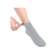 thumbnail image 6 of INSPIRE CHIC Women's Elastic Selvedge Cuffs Stretchy Ankle High Socks Gray-2pcs one size, 6 of 8