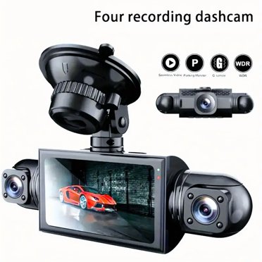 Latest Car Recorder, 4K Full Ultra HD Car Camera Front   Rear   Left   Right, 360° Rotating Camera, Reverse Camera, Cycle Recording, Night Version, Gravity Sensor