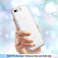 thumbnail image 2 of Étui iPhone 8 Plus, Étui iPhone 7 Plus, Étui iPhone 6 Plus, Étui Mince Antichoc pour Apple iPhone 7 Plus / 8 Plus / 6 Plus / 6S Plus pour Femmes Filles, Transparent, 2 of 8