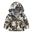 thumbnail image 4 of Coerni Kids Boys' Hooded Cartoon Dinosaur Jacket Windbreaker Outerwear Jackets Cute Sweatshirts Zipper Poncho Tops Streetwear, 4 of 9