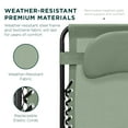 thumbnail image 6 of Best Choice Products Oversized Zero Gravity Chair, Folding Outdoor Patio Recliner w/ Cup Holder - Sage Green, 6 of 8