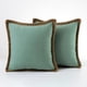 thumbnail image 3 of Funda de cojín de 45x45 cm, funda de almohada suave, funda de cojín, para Verde, 3 of 9