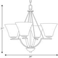 thumbnail image 2 of Bravo Collection Four-Light Chandelier, 2 of 2