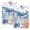 Blue, variant on Blue Coastal Whale Kitchen Towels Set of 1, Rustic Nautical Coral Starfish Leaves Absorbent Dish Towels for Kitchen, Microfiber Hand Towel, Quick Drying Tea Towel for Cleaning Decorative Dishcloths