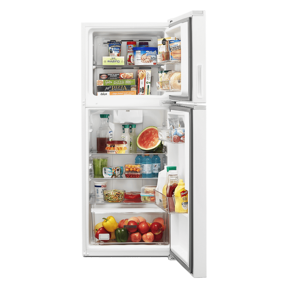 Whirlpool® New WRT112CZJW - 24-inch-Wide Small Space Top Mount-Freezer Refrigerator - 11.6 Cu. ft. ADA Compliant- Weight: 135 pounds- Depth: 28 3/8”- Height: 61 7/16”- Width: 24 3/8” - image 2 of 5