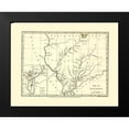 thumbnail image 2 of Longman 24x20 Black Modern Framed Museum Art Print Titled - Illinois with Environs of Albion - Longman 1822, 2 of 5