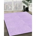 thumbnail image 3 of Ahgly Company Machine Washable Indoor Round Transitional Violet Purple Area Rugs, 7' Round, 3 of 7
