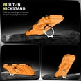 thumbnail image 5 of ShellTech Magnetic Case for iPhone 17 Air,Shockproof TPU+PC Rotating Ring Holder Kickstand Military Drop Protection Cover,Orange, 5 of 5