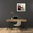 thumbnail image 3 of Peck, Gail 28x26 White Modern Wood Framed Museum Art Print Titled - Farm, 3 of 4