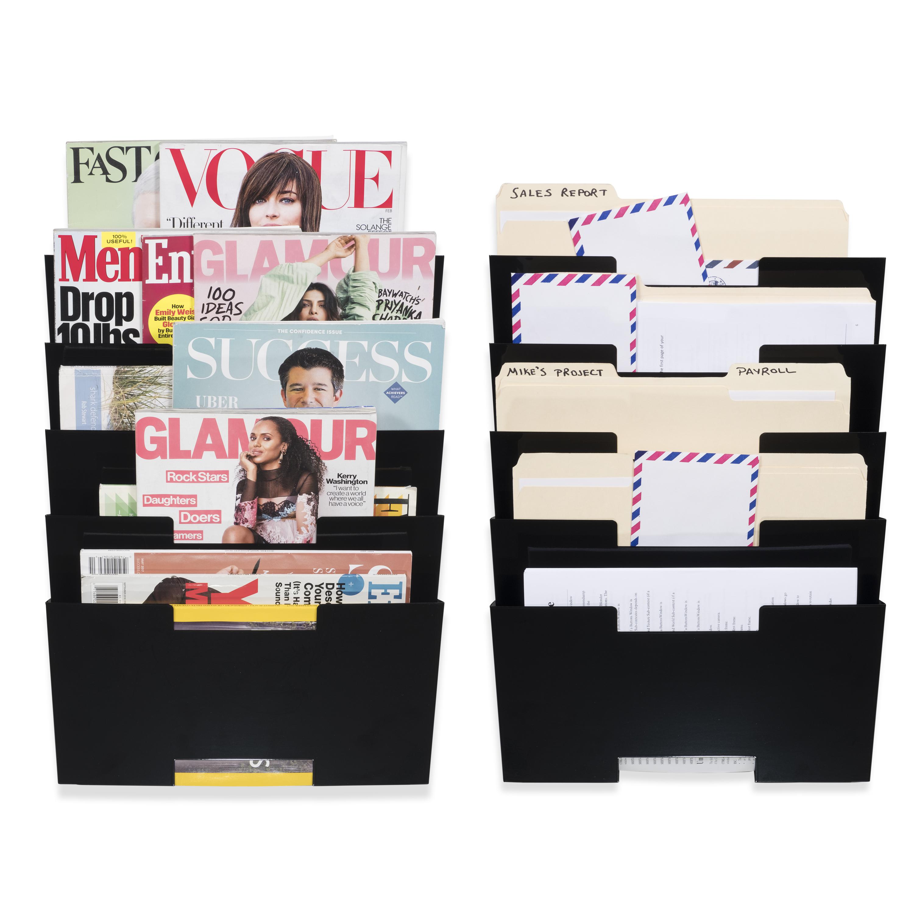 Hanging Wall File and Magazine Holder