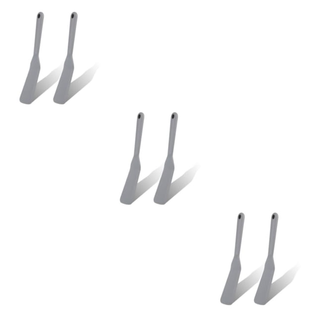 Youkk 2pcs Silica Gel Small Kitchen Spatula Exquisite Craft And Wide Application Long Handle Small Spatula 3Set