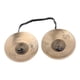 thumbnail image 1 of Buddhism Handmade Brass Finger Cymbals Bells Religious Buddhist Musical Apparatus, 1 of 4