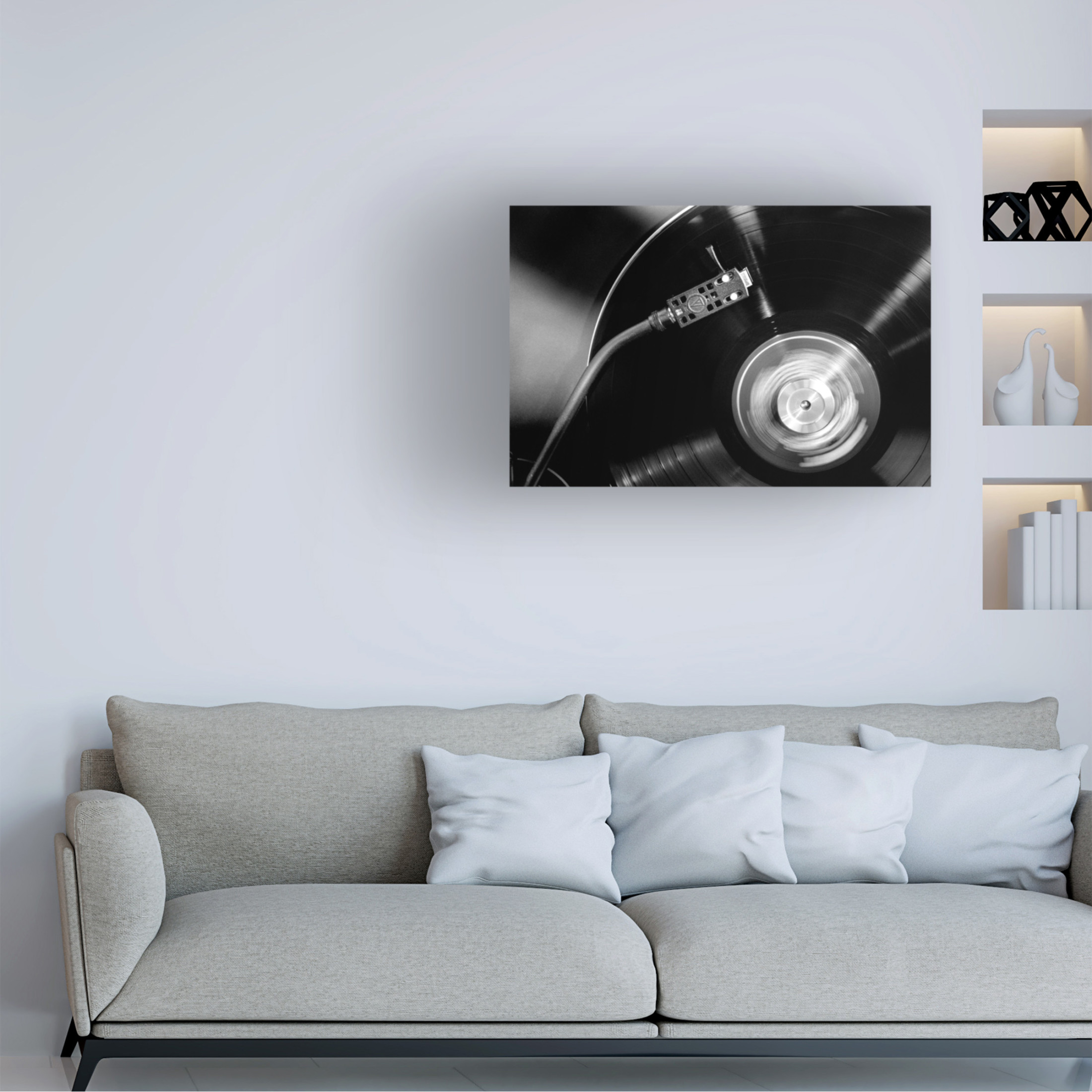 Pictufy Studio III 'Vinyl 2' Canvas Art - 47 x 30 Inches