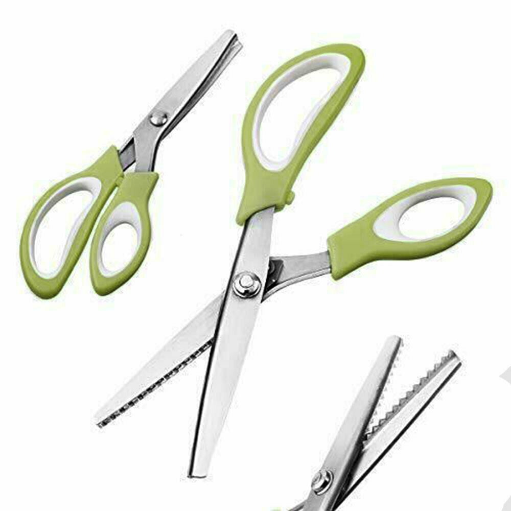 Beinou Stainless Cloth Fabric Steel Dressmaking Pinking Shear Craft Zig Zag Cut Scissor