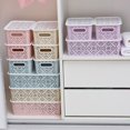 thumbnail image 3 of Kitchen Organizer Clothes Toys Storage Container Creative Plastic Desktop Hollow Storage Basket Underwear Storage Box, 3 of 6