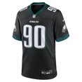 thumbnail image 2 of Men's Nike Jordan Davis Black Philadelphia Eagles Alternate Game Jersey, 2 of 6