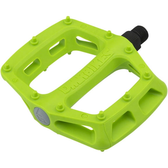 DMR V6 Pedals Plastic Platform 9/16" Green Bicycle Flat Pedal 6mm Pins