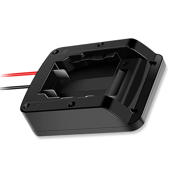 Scienceny Base de adaptador de para PC, conector de alimentación para máquina DIY, reemplazo de montaje de fábrica para taller para baterías Herramientas eléctricas Scienceny TO008496-00