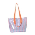 thumbnail image 4 of Bolsa de deporte, bolsa de la compra, bolsa informal de fin de semana para picnic, gimnasio, viajes o estudio. Azul rosa, 4 of 8