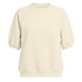 thumbnail image 4 of Unir Women's Raglan Puff Half Sleeve Crewneck Sweatshirt Oversized Cotton Feel Spring Casual Layering Top 1PC S-XXXL Plus Size Friendly, 4 of 4