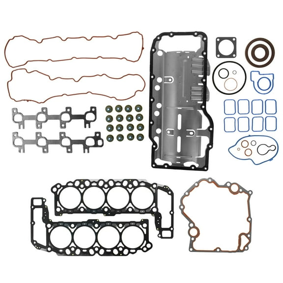 TRQ Engine Gasket Kit Set for Chrysler Dodge Jeep Mitsubishi Ram V8 4.7L SGA11329