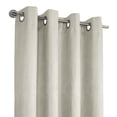 thumbnail image 4 of Commonwealth Ethan Jacquard Grommet Curtain Panel - 52x84", White, 4 of 5