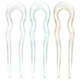 thumbnail image 1 of LOVEVER 3 Pcs Fourchettes à Cheveux Françaises en Forme de U Épingles à Cheveux Minimalistes pour Cheveux Fins et Épais, 1 of 7
