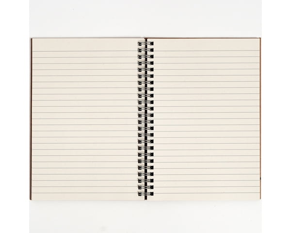 RECYCLED Save the Rhino A5 hardback notebook, 160 pages ruled (Pack of 5)