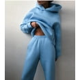 thumbnail image 4 of womens-casual-hooded-sweater-two-piece-suit-clothes-hoodie-tracksuit, 4 of 11