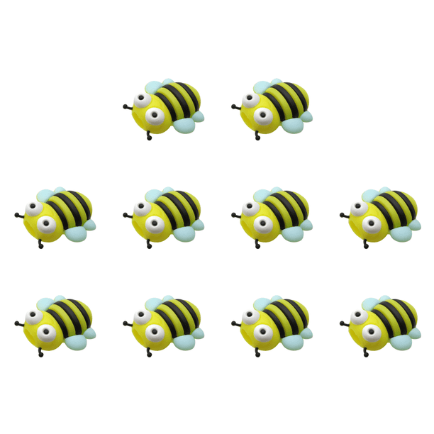 Lindo Animal USB Cable Datos Mordeduras Protector Enrollador (abeja)