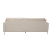 Vari Beige Textured Velvet Lounge Sofa