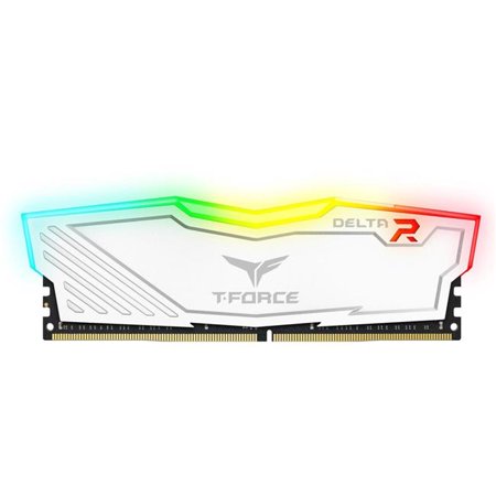 Team TF4D416G3200HC16CDC0 T-Force Delta RGB 2 x 8GB 288-Pin DDR4 SDRAM DDR4 3200 Intel XMP 2.0 Desktop Memory Model