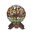 thumbnail image 2 of Tiffany Style Dragonfly Design 1-light Dark Bronze Table Lamp, 2 of 4