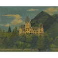 thumbnail image 3 of Lorenz Duregger 14x12 Black Modern Framed Museum Art Print Titled - Schloss Fischhorn, Near Zell Am See, 3 of 5