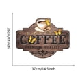 thumbnail image 3 of Coffee Themed Personalized Wall Stickers For Kitchen Restaurant Living Room Home Decoration And Beautification Easy To Apply And Reusable, 3 of 6