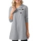 thumbnail image 1 of Primavera y otoño mujer casual color sólido manga larga camiseta suelta MABOTO Gris M, 1 of 4