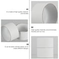 thumbnail image 3 of WHAMVOX White Round Cardboard Tubes for DIY Craft Projects 25pcs Paper Rolls for Kids Art and Creativity, 3 of 5