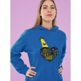 thumbnail image 2 of Aliens Ufo Taking A Girl Hoodie Women -Image by Shutterstock, Female 3X-Large, 2 of 4