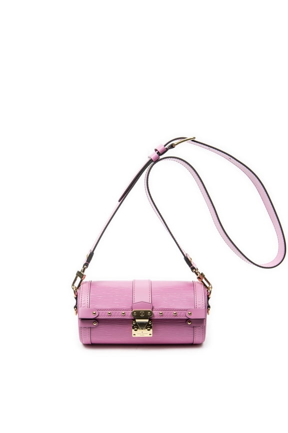 Pre-Owned Louis Vuitton Pink Papillon Trunk Shoulder Bag Epi