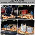 thumbnail image 3 of Qpednta Fall Pumpkin Trunk Mat 29"x39" All Weather Cargo Liner for SUV, Durable Polyester Carpet Non-Slip Backing Machine Washable Universal Rear Cargo Protection Fits Sedan Truck, 3 of 6