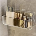 thumbnail image 4 of WINDLAND Sturdy Wall Mounted Bathroom Storage Shelf Hangable Draining Organization Rack, 4 of 17