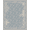 Blue Ivory Rose, Pattern 4, variant on ODIKA 2'x3' Washable Accent Rug Pet Friendly, Bedside Mat Botanical Scroll Border Geometric Papel Picado Under Vintage Boho Playful for Bedroom, Nursery, RV