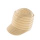thumbnail image 1 of Gorro de punto para niños pequeños con lengüeta plana, color sólido, gorro de punto para la cabeza del bebé (caqui), 1 of 3