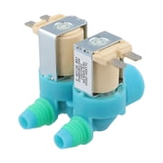 Water Inlet Solenoid Valve for Samsung Washing Machines, DC62-00311C Replacement, 220/240V 50/60Hz Dual-Head Hot & Cold Valve, Plastic-Metal Construction