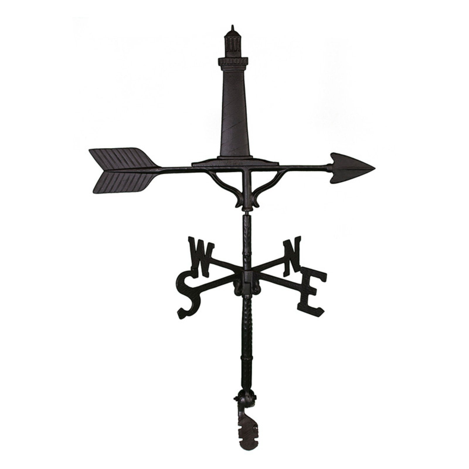 Black Cape Cod Lighthouse Weathervane 32 in. by Montague Metal Products